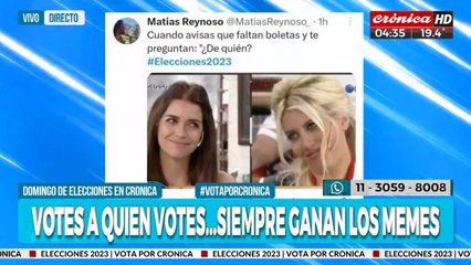 Elecciones 2023: vote a quien votes.... siempre ganan los memes