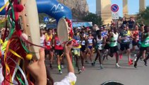 Alla partenza della mezza maratona parla il sindaco di Palermo Lagalla