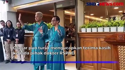 Usai 9 Jam, Ganjar-Mahfud MD Selesai Jalani Pemeriksaan Kesehatan di RSPAD