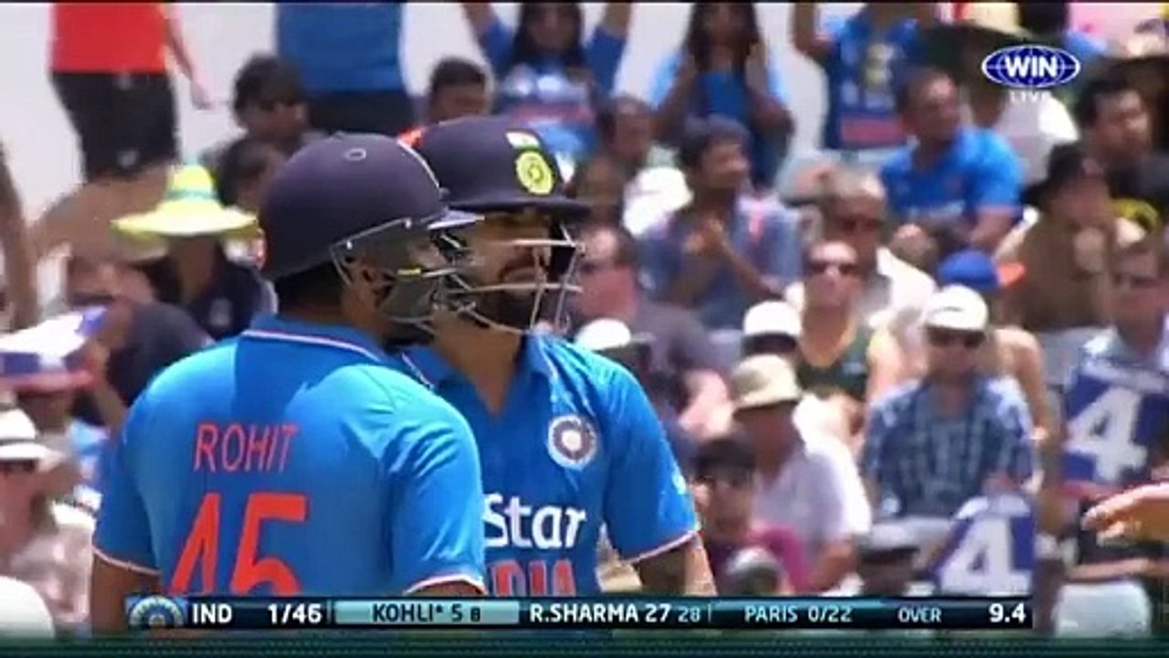 Virat Kohli 91 vs Australia 1st Odi 2016 Perth , Australia (Ball By Ball)