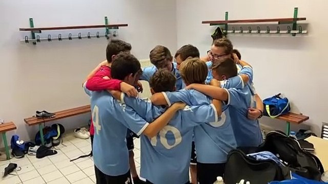 U13 B /// QUAND LES U13 B S'ESSAYENT AU CHANT DE VICTOIRE !!! 1/2 (21/10)