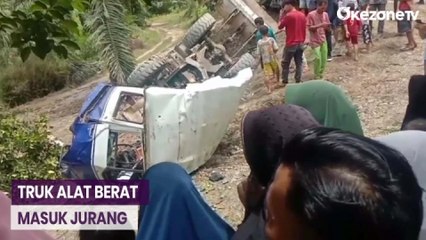Truk Muatan Alat Berat Terjun ke Jurang, 3 Orang Tewas, 1 Luka di Aceh Singkil