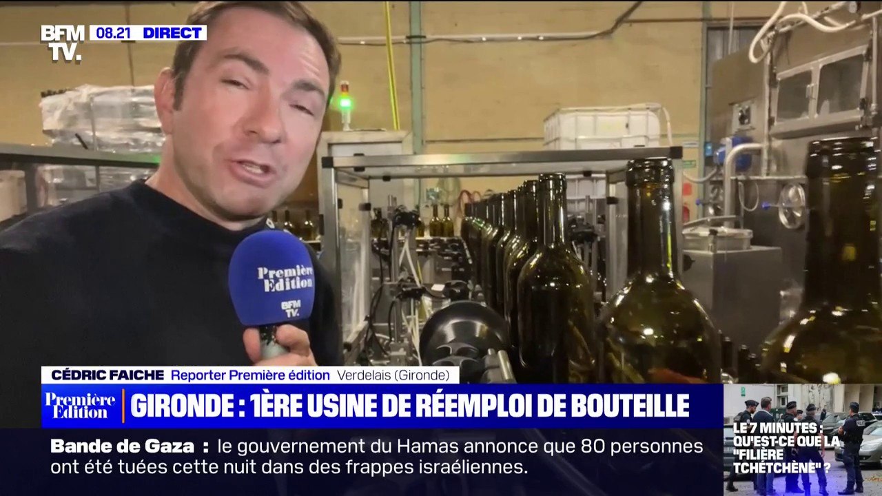 En Gironde, la première usine de réemploi de bouteilles en verre tourne à plein régime