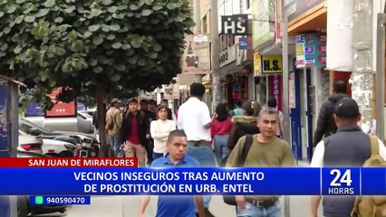 Download Video: SJM: vecinos denuncian aumento de meretrices y delincuentes