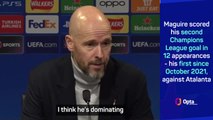 Ten Hag praises 'dominating' Maguire after Copenhagen win