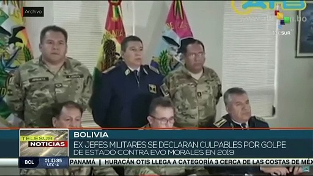 Ex militares bolivianos asumen su participación en golpe de estado contra Evo Moraless