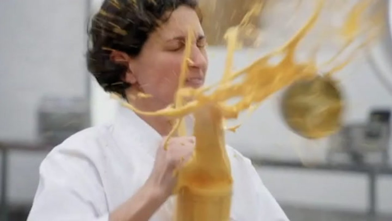 Moment blender explodes covering MasterChef contestant in boiling soup as she’s forced to quit challenge