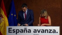Partidos políticos y agentes sociales reaccionan al pacto PSOE-Sumar