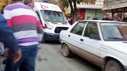Kars'ta Otomobilin Çarptığı Vatandaş Yaralandı