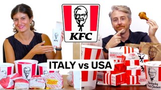 All the differences between KFC in Italy and the US