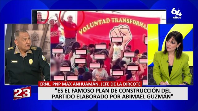 Jefe de la Dircote: “Santos Romero tenía comunicación directa con la cúpula de Sendero Luminoso”