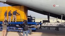 İnsani yardım malzemesi taşıyan bir uçak daha Mısır'a hareket etti