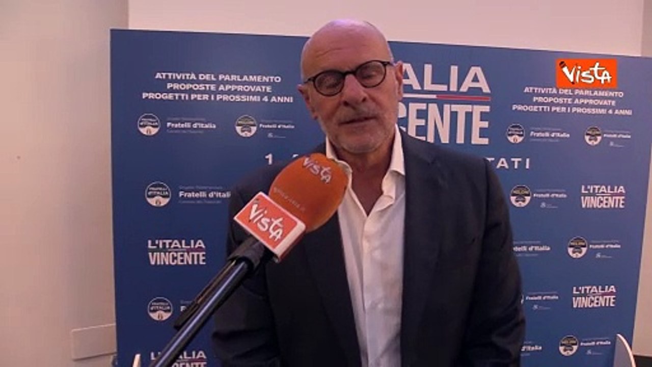 Un anno di Governo Meloni, Rampelli (FdI): "Stiamo facendo rinascere l'Italia"