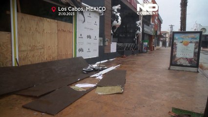 NoComment| El huracán Norma toca tierra en Baja California, México