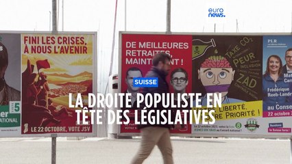 La droite populiste espère faire plus de 30% aux législatives en Suisse