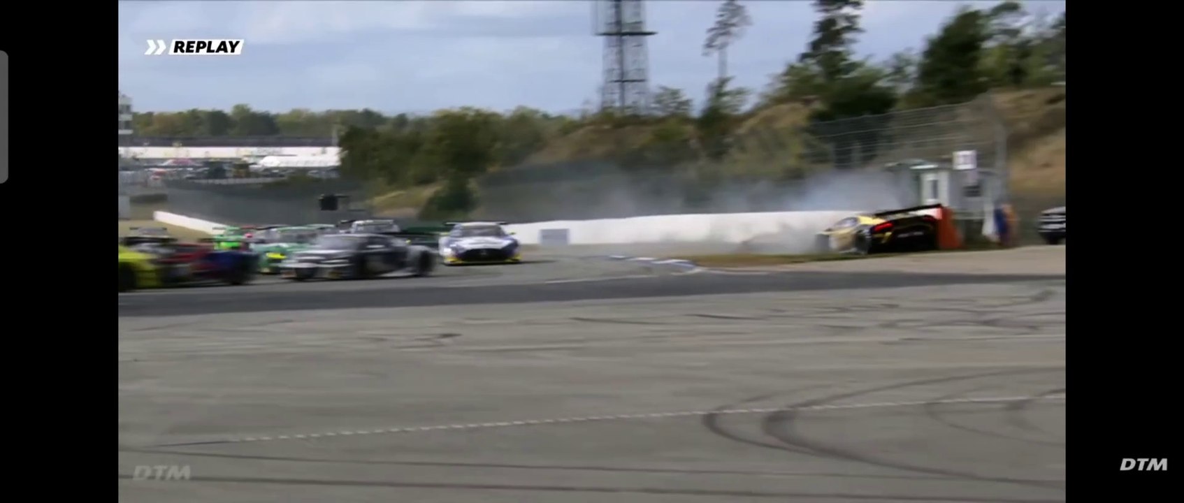 DTM 2023 Hockenheim Race 2 Engelhart Crashes