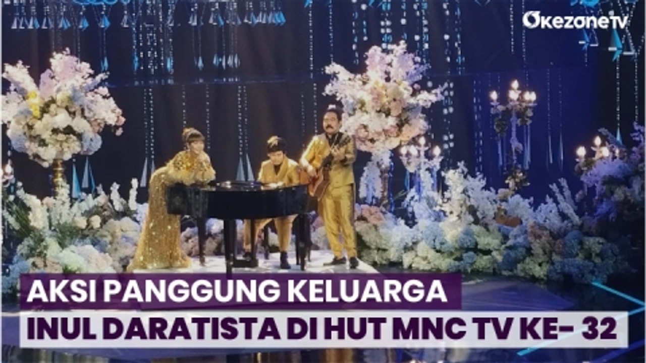 Inul Daratista Boyong Keluarga Diatas Panggung, Adam Suseno Main Gitar