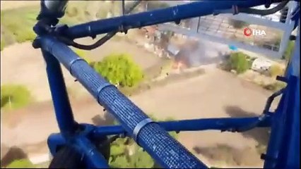 L'incendie qui s'est déclaré dans le village de Çanakkale Sarıcaeli a été éteint grâce à une intervention aérienne et terrestre.