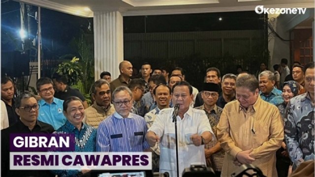 Resmi! Koalisi Indonesia Maju Usung Gibran Rakabuming Jadi Cawapres, Bakal Daftar ke KPU Tanggal 25