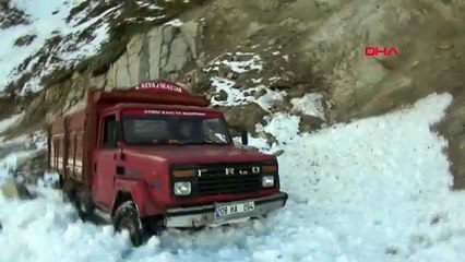 Rize'de Kar Yağışı ve Çığ Tehlikesi