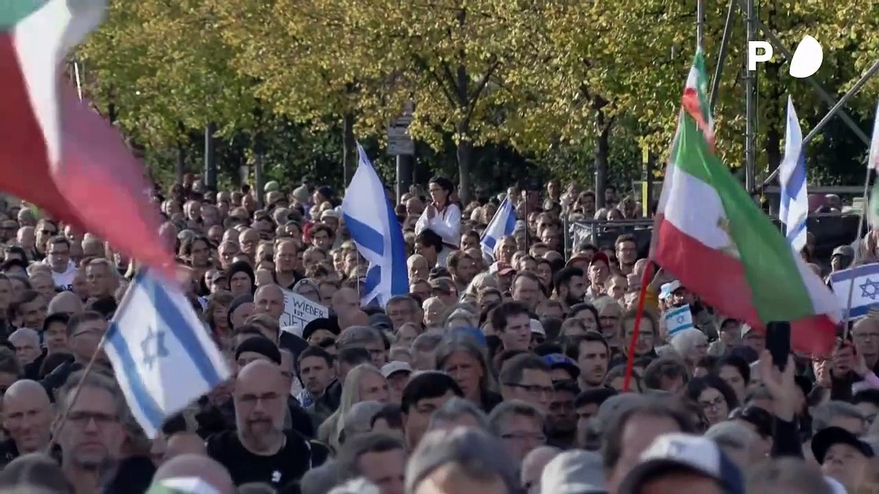 Großkundgebung für Solidarität mit Israel in Berlin