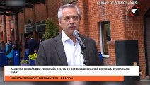 Alberto Fernández «Después del 10 de diciembre seguiré como un ciudadano más»