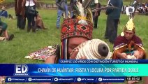 Chavín de Huántar celebra por partida doble: aniversario y reconocimiento turístico internacional