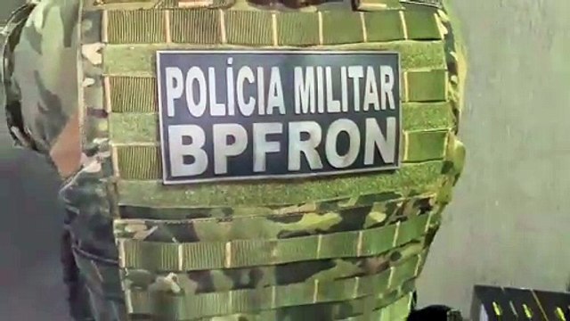 BPFron apreende carro com 1.175 celulares vindos do Paraguai na PR-489, em Xambrê