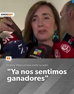 Victoria Villarruel: Ya nos sentimos ganadores