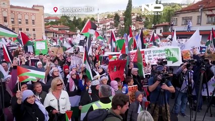 Sarajevo, que ha vivido el asedio más largo de la historia moderna, se solidariza con Gaza