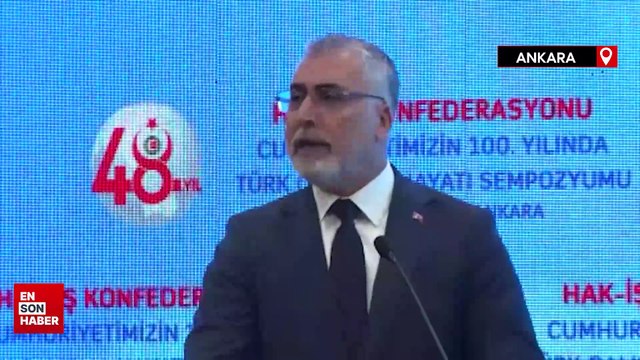 Vedat Işıkhan: Çalışma hayatında Türkiye Yüzyılı'nı birlikte inşa edeceğiz