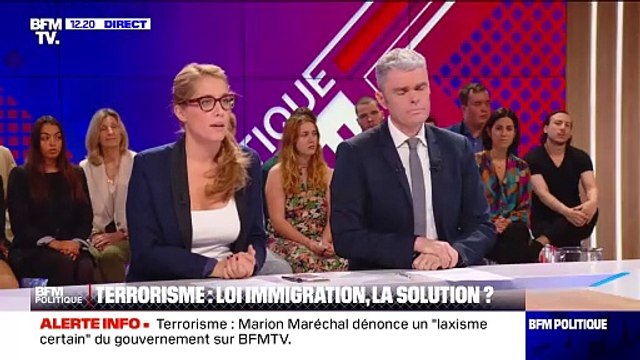 L'émission BFM Politique a été perturbée et interrompue par des militants de Dernière rénovation.