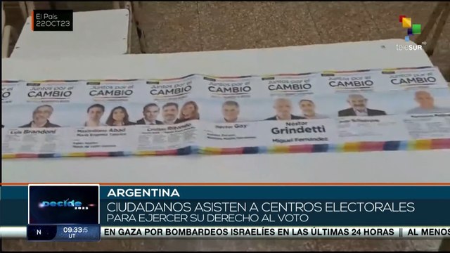 teleSUR Noticias 11:30 22-10: Argentina celebra elecciones generales