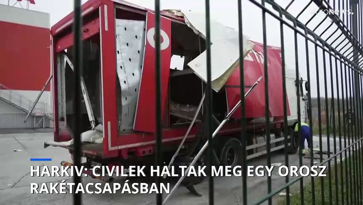 Harkiv: civilek haltak meg egy orosz rakétacsapásban