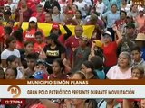 Habitantes del Municipio Simón Planas marchan en respaldo al Pdte. Nicolás Maduro en el edo. Lara