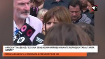 #ArgentinaElige: “Es una sensación impresionante representar a tanta gente”