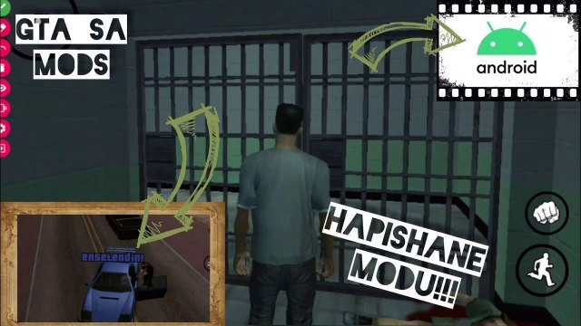 GTA SA Android Hapishane Modu Kurulum | GTA SA Android Mods