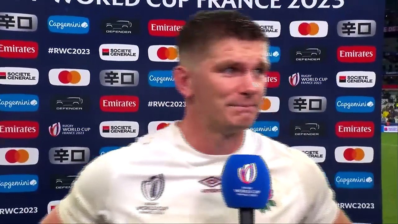 Owen Farrell responds to a devastating loss in the semi-final