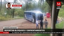 Bloqueos y enfrentamientos armados son reportados en Uruapan, Michoacán
