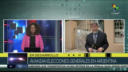 Download Video: teleSUR Noticias 15:30 22-10: Avanzan las elecciones presidenciales en Argentina