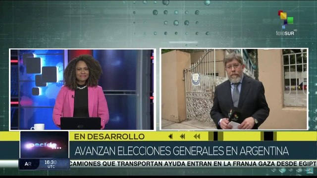 teleSUR Noticias 15:30 22-10: Avanzan las elecciones presidenciales en Argentina