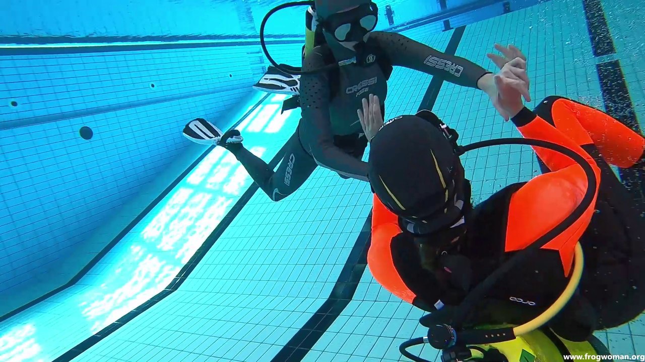 "Scuba Combat Training 6"  - Trailer – Frogwomen Kara and Tessie [Video 30 of Project F]