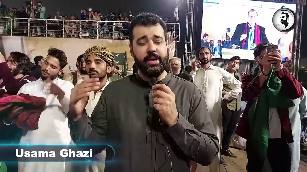 Usama Ghazi jalsa gah puhnch gaye, wo visuals jo media na dikha saka, sharam_HD