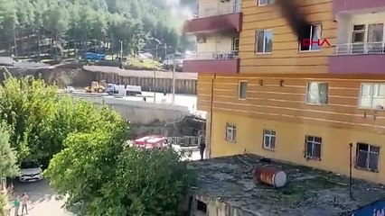 Siirt'te bir apartmanda çıkan yangın kontrol altına alındı