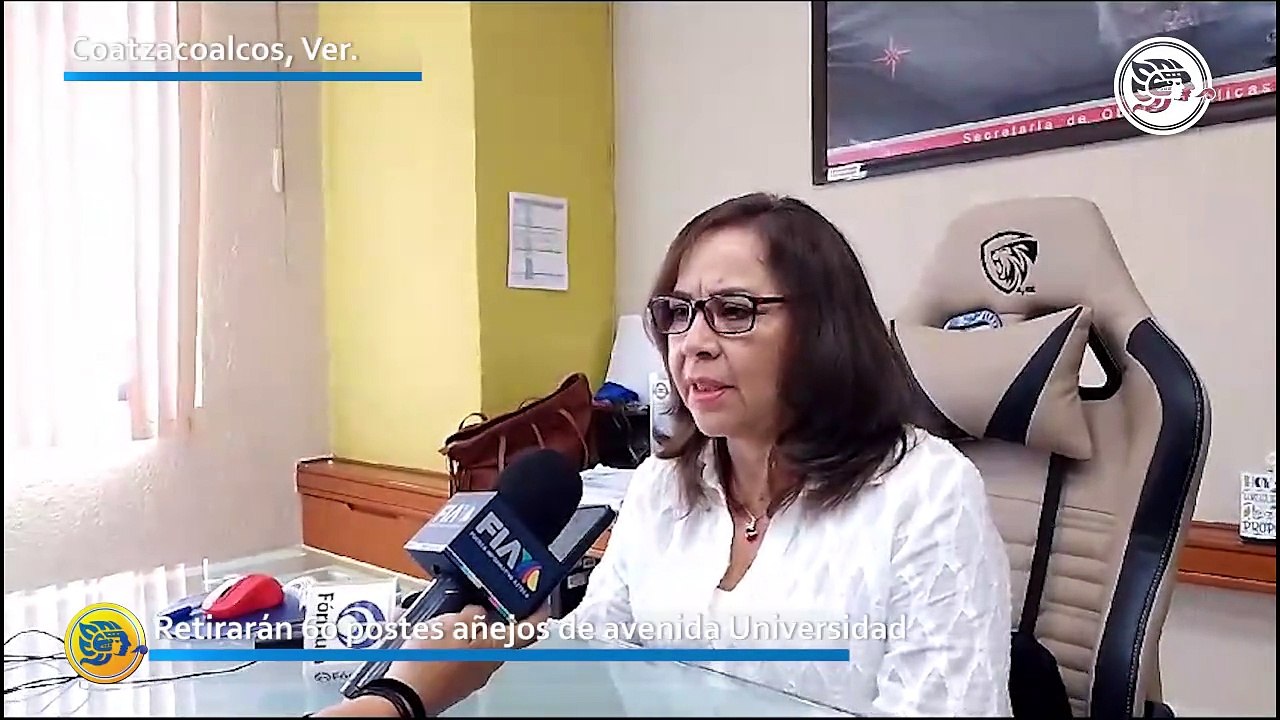 Retirarán 60 postes añejos de avenida Universidad