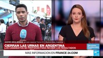 Informe desde Buenos Aires: cierran las urnas de las elecciones generales