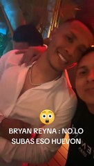 Bryan Reyna en fiesta privada de Alianza Lima
