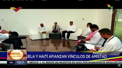 Pdte. Nicolás Maduro se entrevista con el primer ministro haitiano Ariel Henry