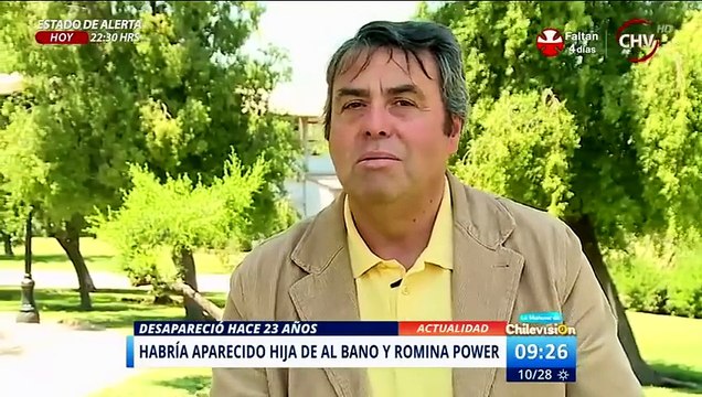 Encuentran restos que serían de la hija desaparecida de Al Bano y Romina Power - La Mañana de CHV