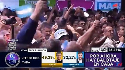 Jorge Macri tras el triunfo en CABA